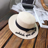 Lady Embroidery Sun Caps