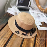 Lady Embroidery Sun Caps
