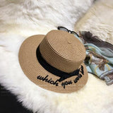 Lady Embroidery Sun Caps